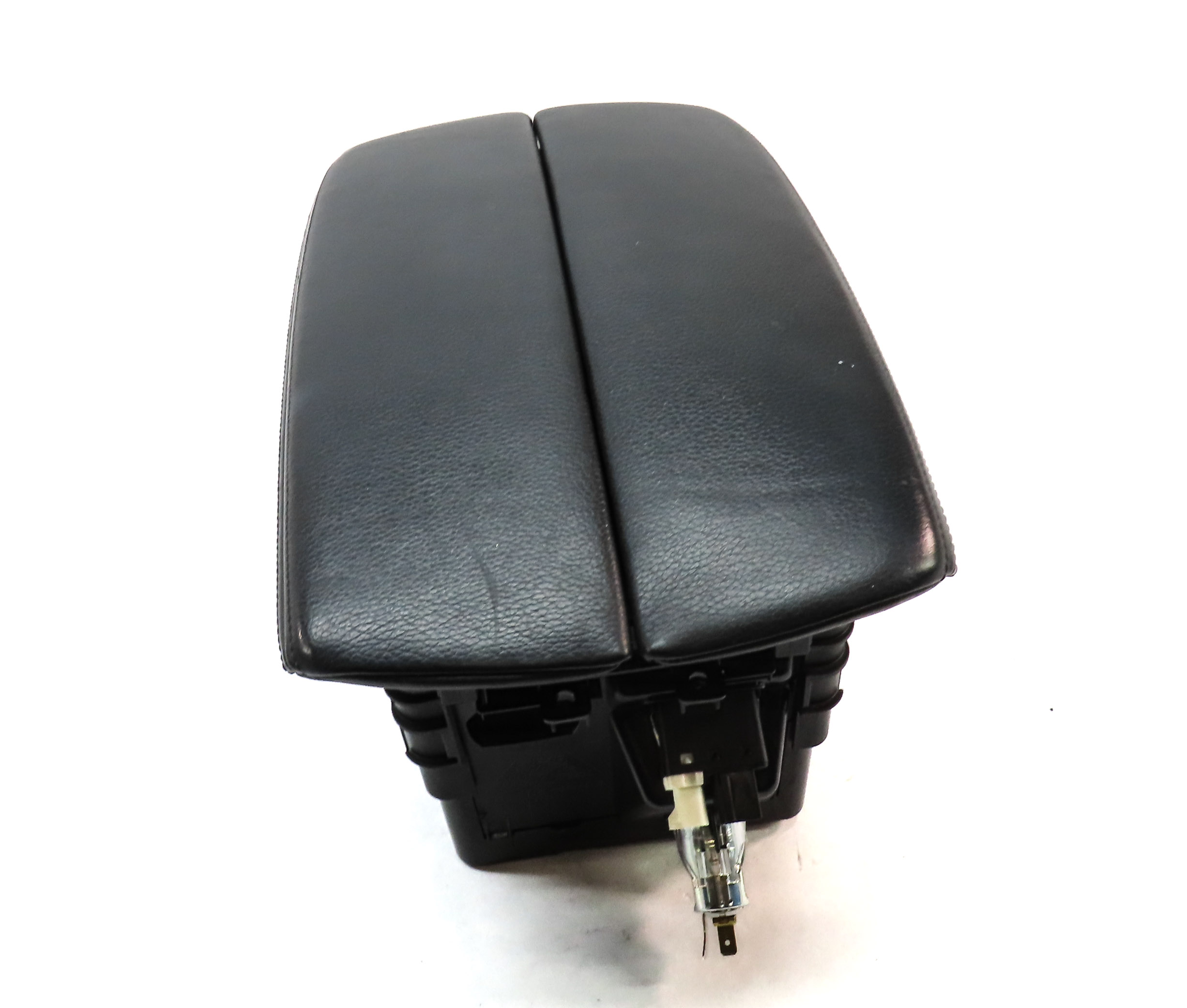 10-14 BMW X6 X6M ///M (E71) FRONT CENTER CONSOLE ARM REST COMPARTMENT (BLACK) — exact item pictured